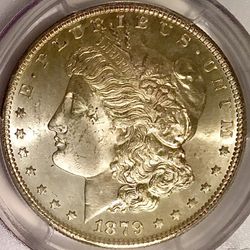 1879 S Morgan Silver Dollar Graded