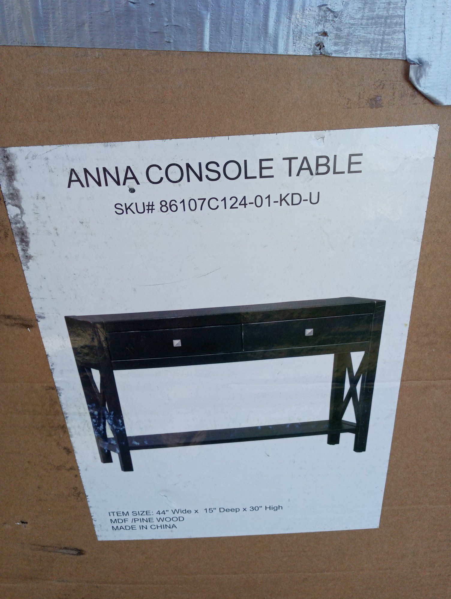 Anna console table