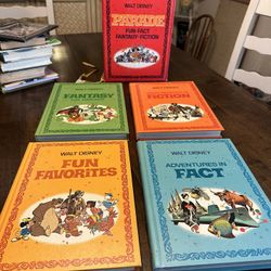 Vintage 1970’s Walt Disney Parade Book Set 