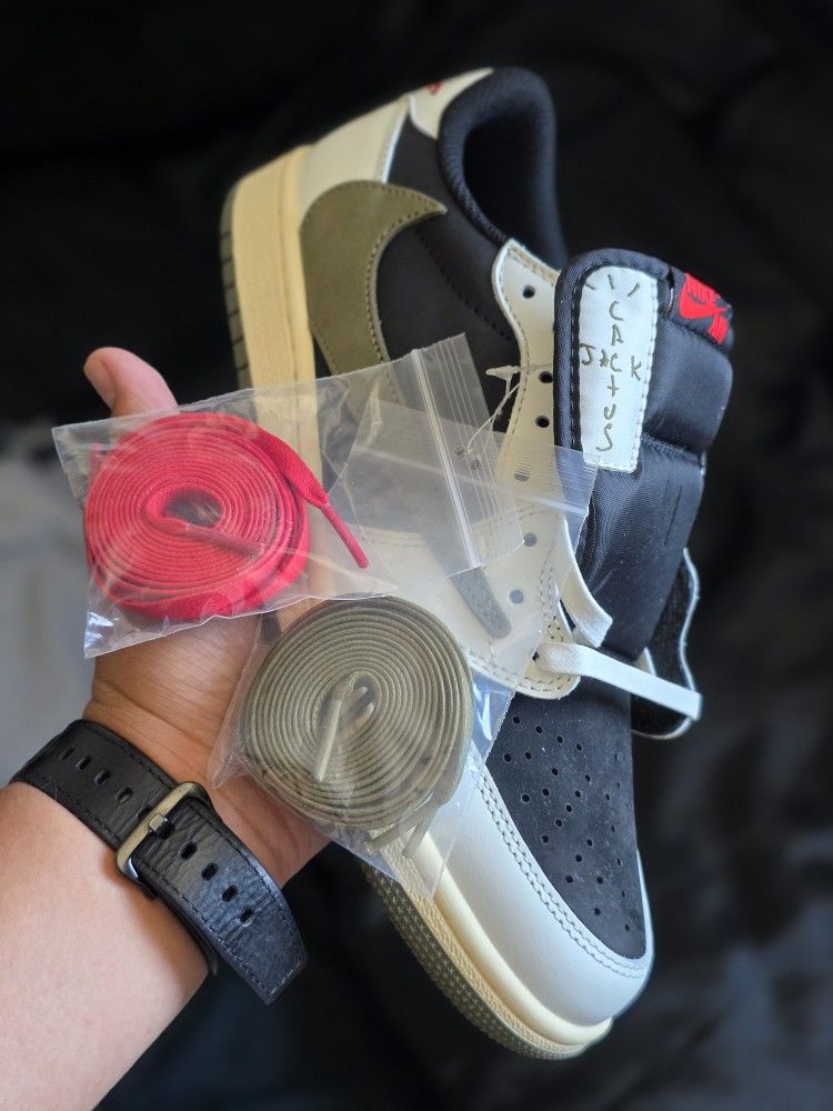 Jordan 1 Retro Low Og SP Travis Scott Olive