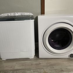 Mini Compact Washer And Dryer Set  