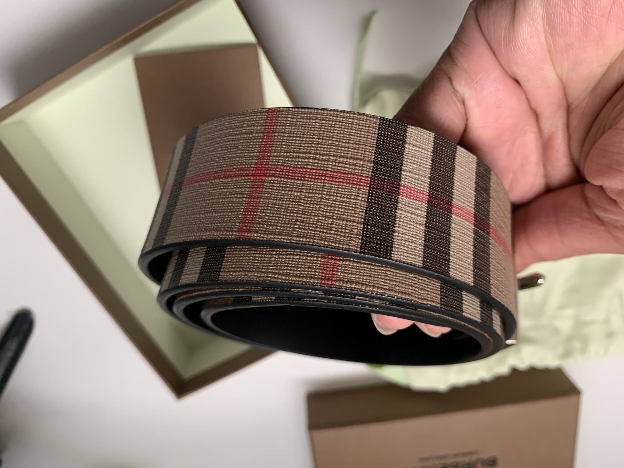 Mens Burberry Belt 