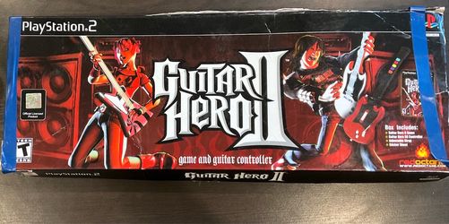 PlayStation 2 guitar hero guitar