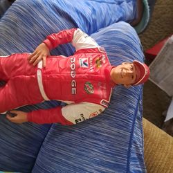 NASCAR Dodge Siemens Red Coat Lg Figure