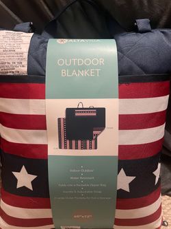 New Alta Vida Outdoor flag theme Blanket