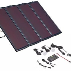 Thunderbolt 100 Watt Solar Panel Kit for RV’s Boats, Camping Etc