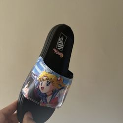 Girls Vans Slides Size 4 