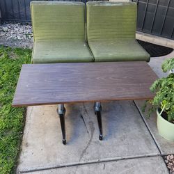 Vintage 1970s COMMANDER CHROMECRAFT FURNITURE SET