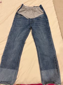 Maternity Jeans with Belly Panel