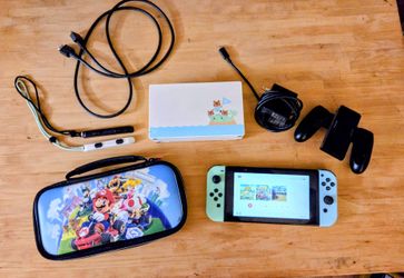 Nintendo Switch Animal Crossing Edition With Animal Crossing New Horizons Game And Carrying Case 