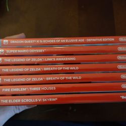 Empty Nintendo Switch Cases 