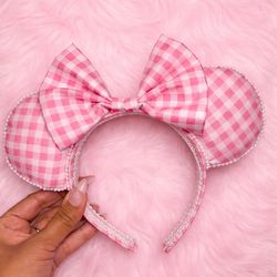 Pink handmade Disney ears 💕