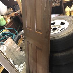 Old Window Door And Mirror 