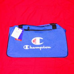 NEW blue Champion Travel Or Gym Duffle Bag