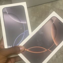 2 iPhone 16 pro max 256gb Brand new never opened