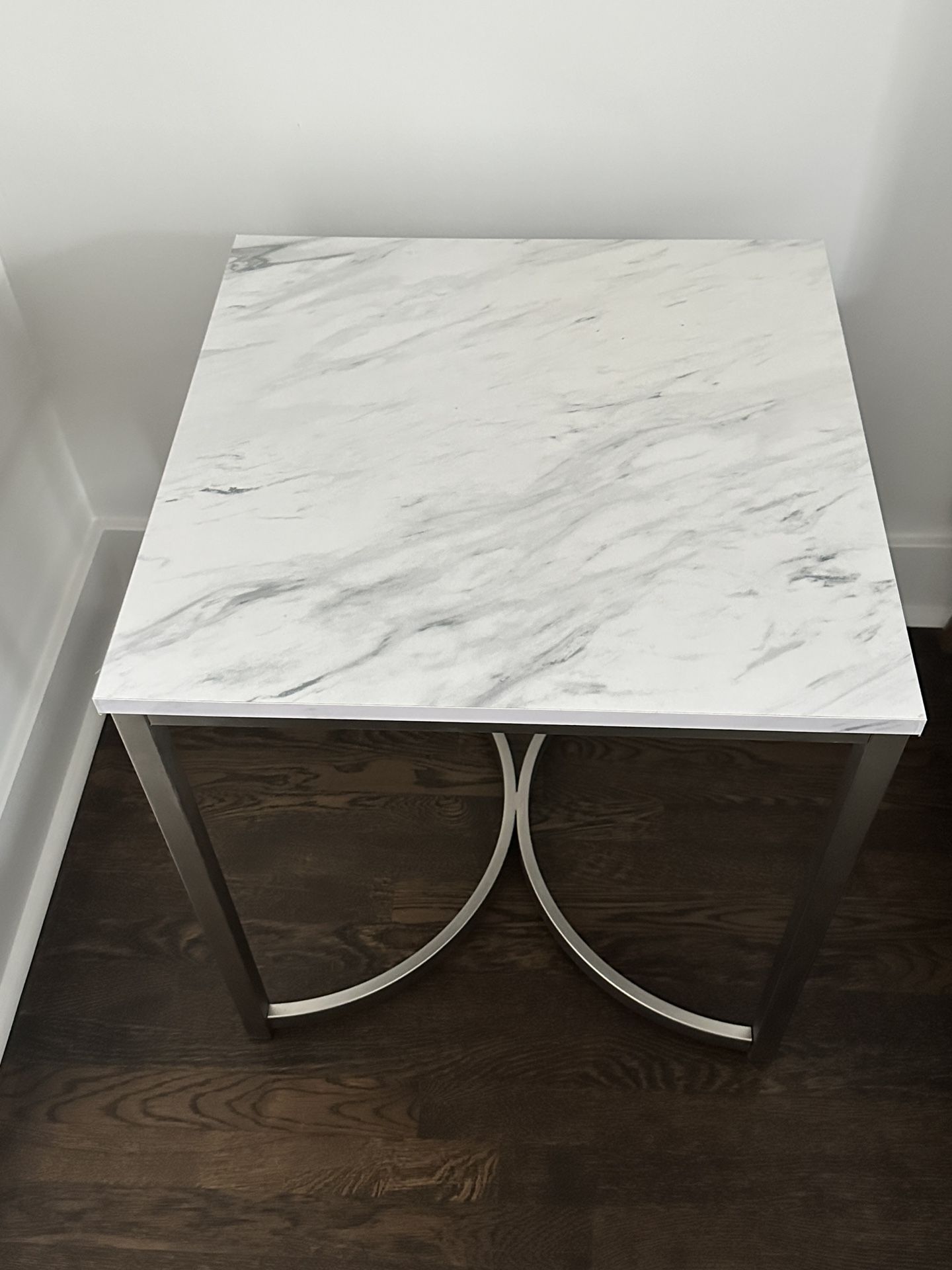 Set of Two Brand New Marble Tables