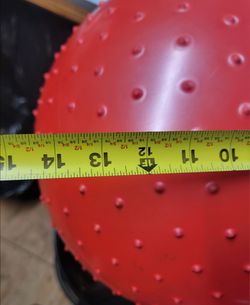 Red Textured Exercise / Sensory Ball – Approx. 15"
