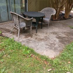 3 Piece Wicker Set 