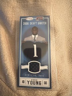 Rare Vince Young Jersey Card From 2006 National