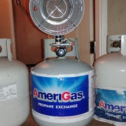 Propane Tanks And Propane Heater