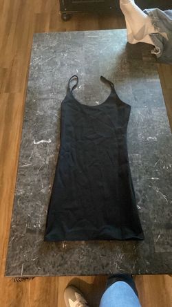 Black Spaghetti Strap Mini Dress small