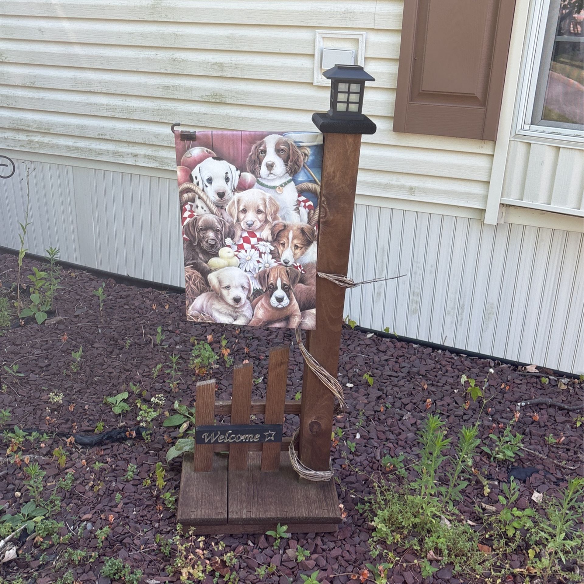 Wooden Outdoor Decor Sign