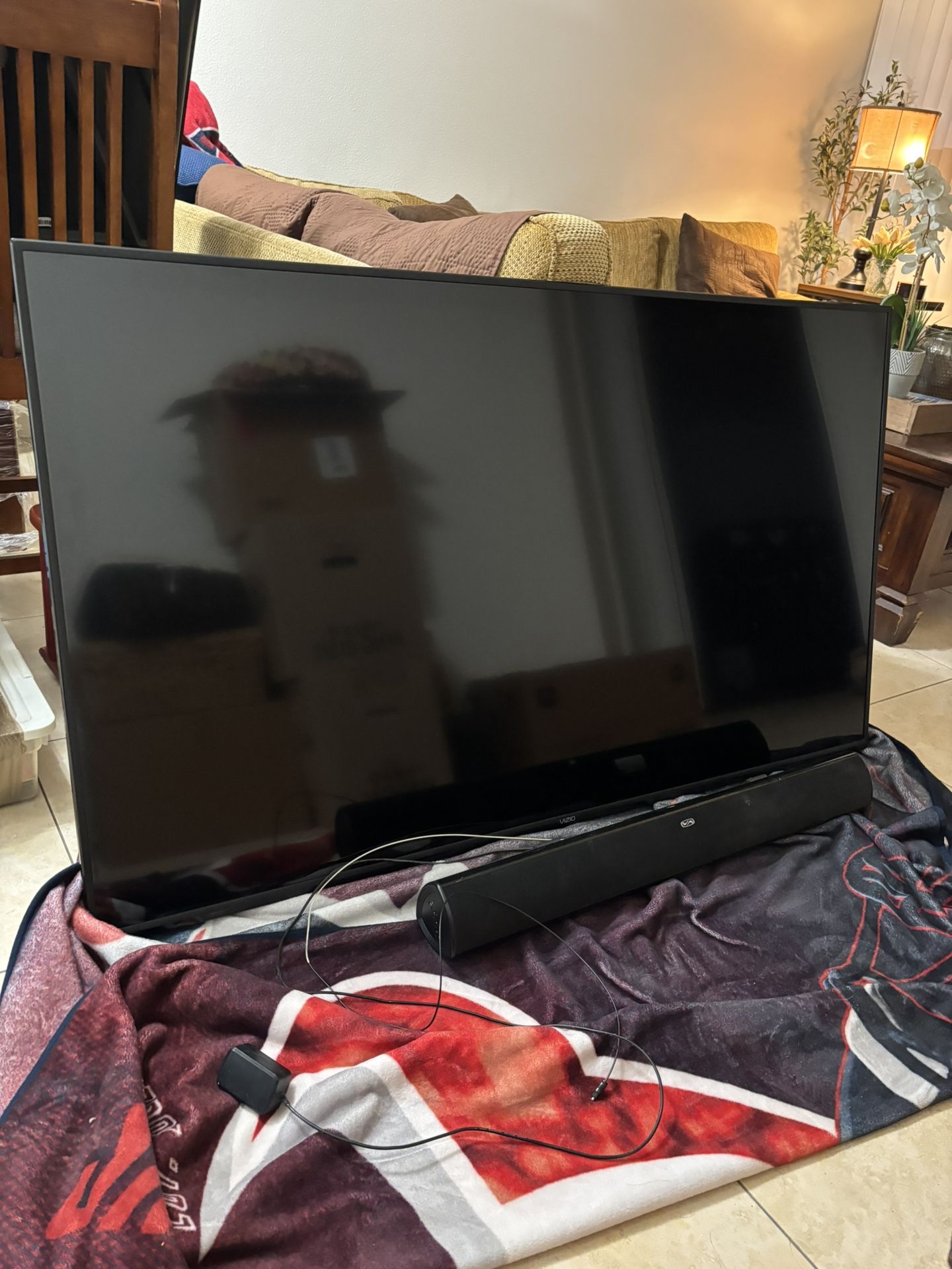 Vizio 65” TV & Sound Bar, Bracket