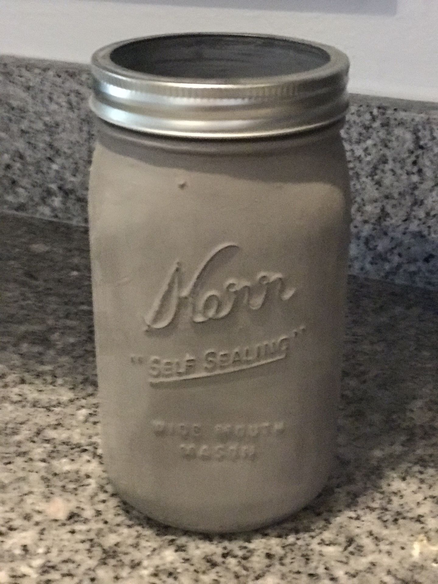 Mason jar with🌺