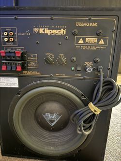 Klipsch Subwoofer and Center Speaker Bundle - $200 (Negotiable)