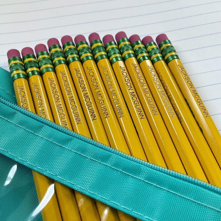 Custom Engraved #2 Pencils