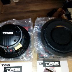 Brand New DS18 Pro-HY6.4MSL 6.5" Hybrid Slim Loudspeaker With Water-Resistant Cone And Compression Driver Horn
