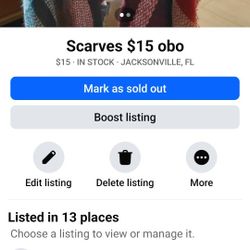 Women Clothes Scarf New 