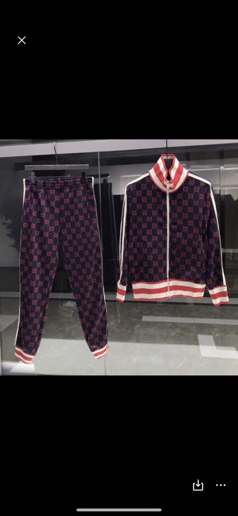 2 Pcs Suit Red And White