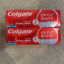 Colgate Optic White Advanced toothpaste 3.2 oz: 2 for $5
