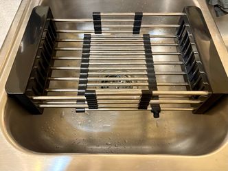 Over-the-Sink Expandable Dish Drying Rack