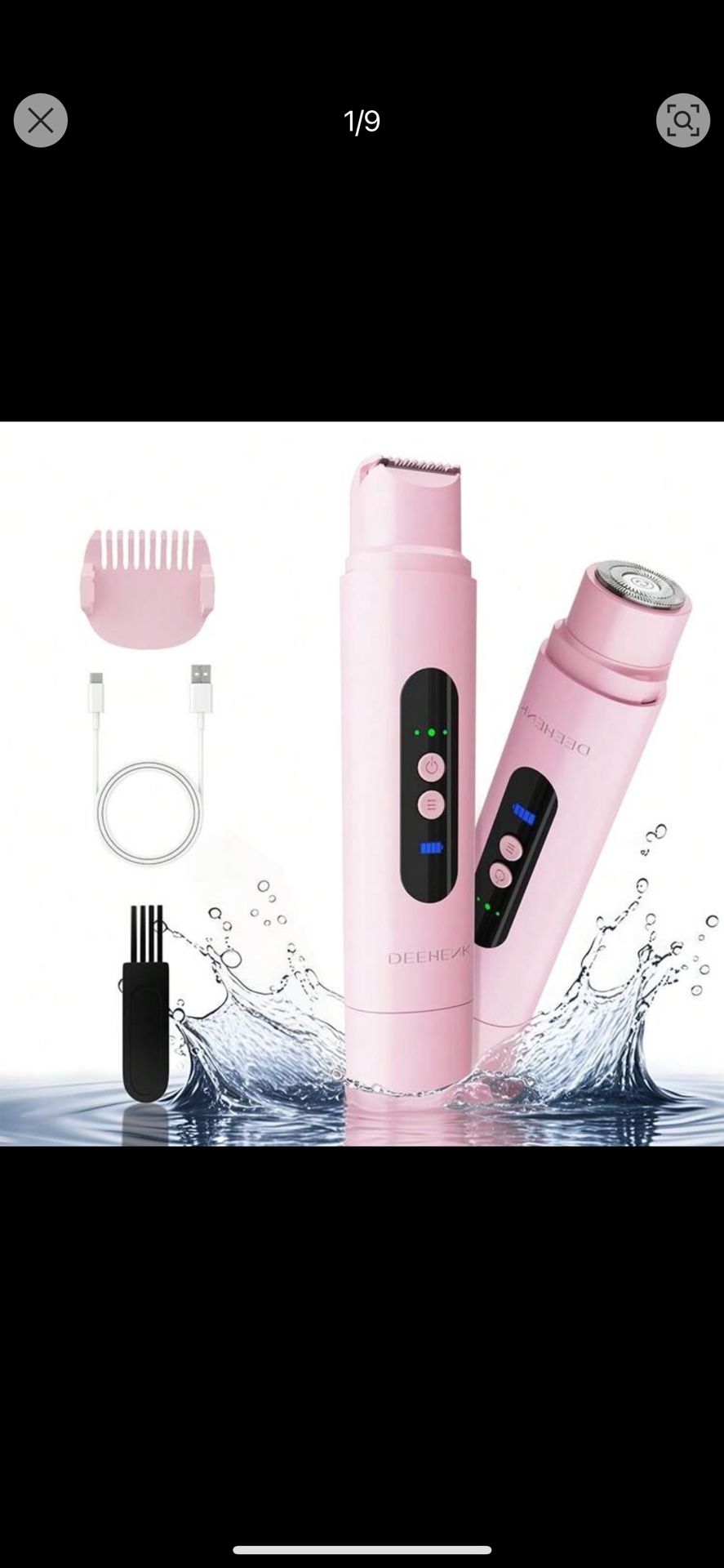 womens shaver 2-in-1