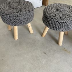 Small Woven UGG Stools 