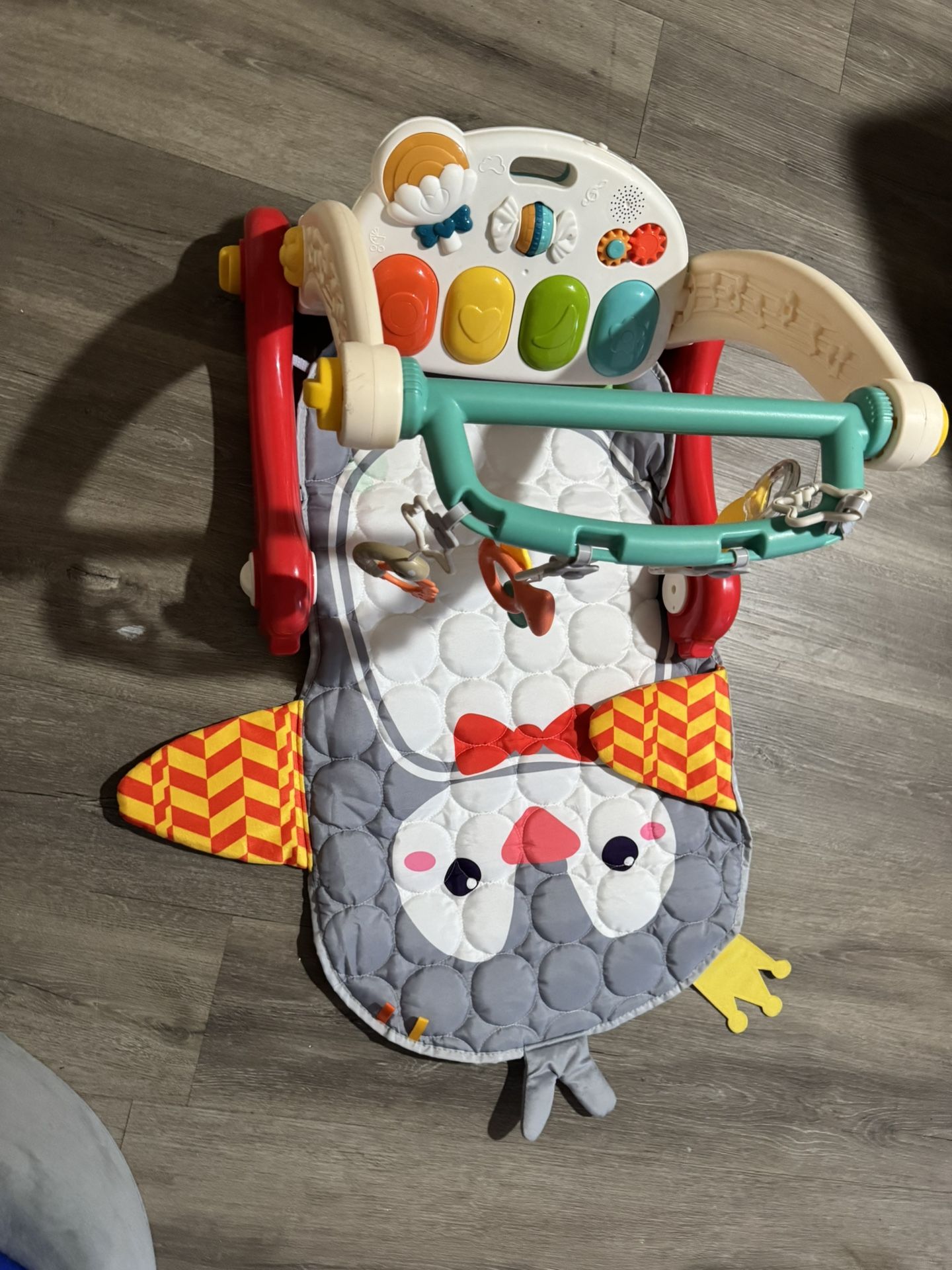Baby Play Mat Turns Into Walker