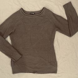 Brown Warm Knitted Sweater 