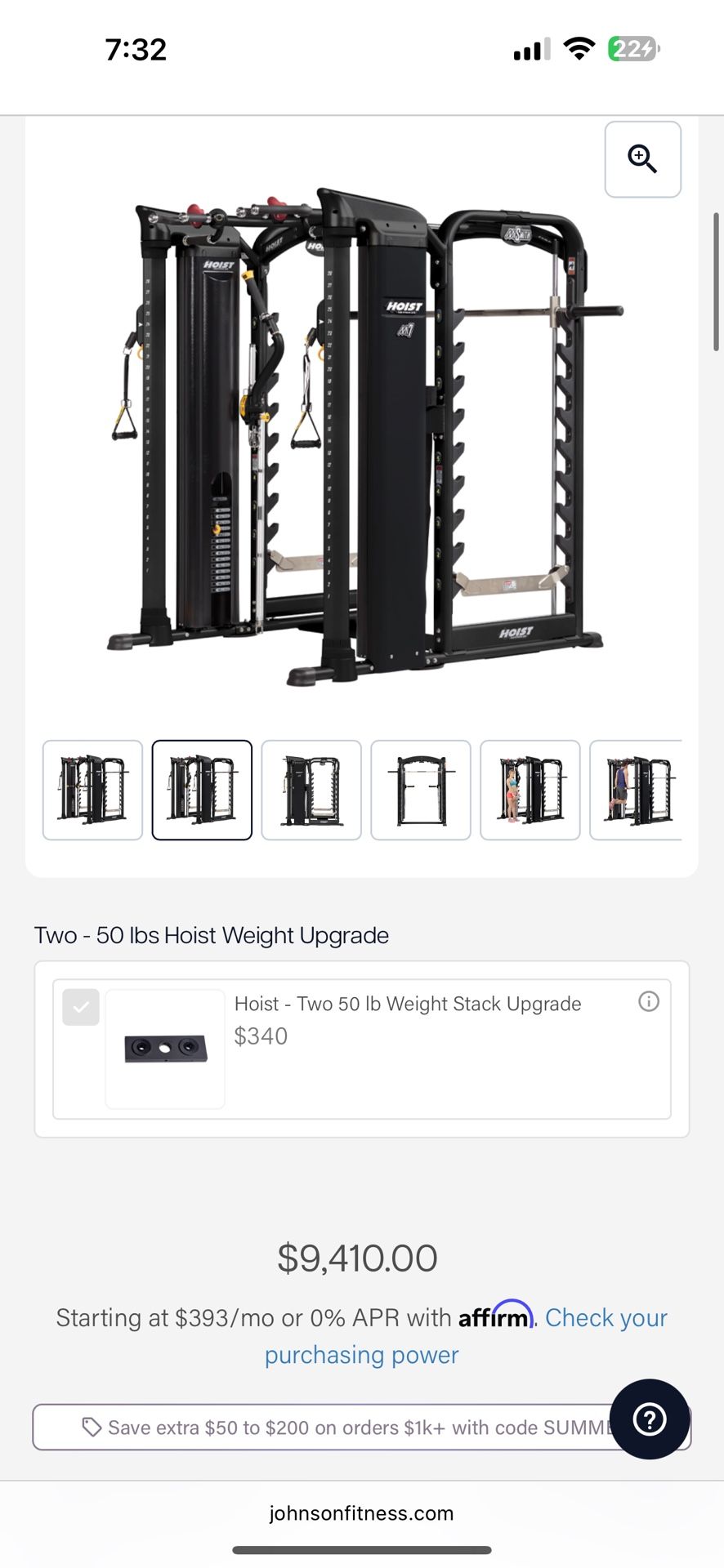 HOIST MI7 Home Gym System