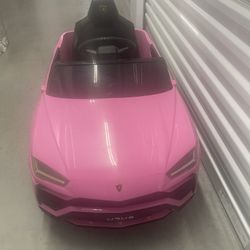 Kids Battery Powered Electric Pink Porsche