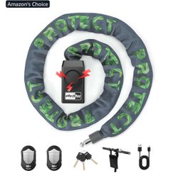Anti-Theft Bike Alarm Chain Lock