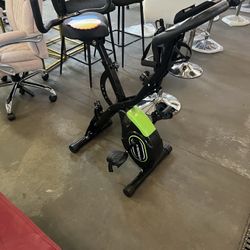 Folding Exercise Bike, Stationary Bike with 16-Level Adjustable Resistance, Magnetic Cycling Bike w/Seat Cushion, 330LB Capacity Brand New,$89  