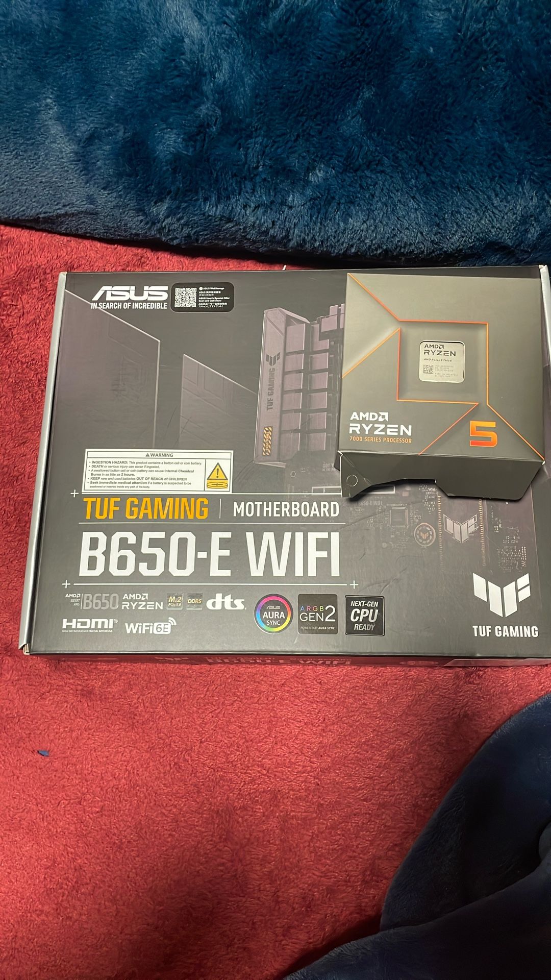Gaming Motherboard Component With AMD Ryzen 5