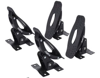 JUST-V Racing Pedal Set Black Metal