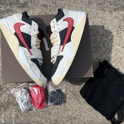 Travis Scott jumpman jack varsity red size 10.5 men