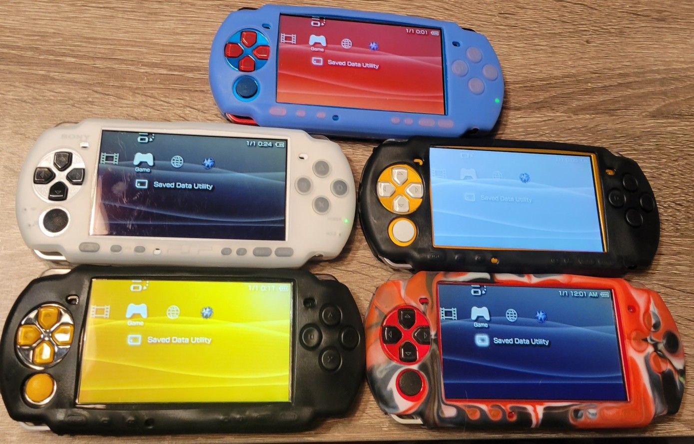 Custom Modded PSP 3000 Retro Gamer Bundles