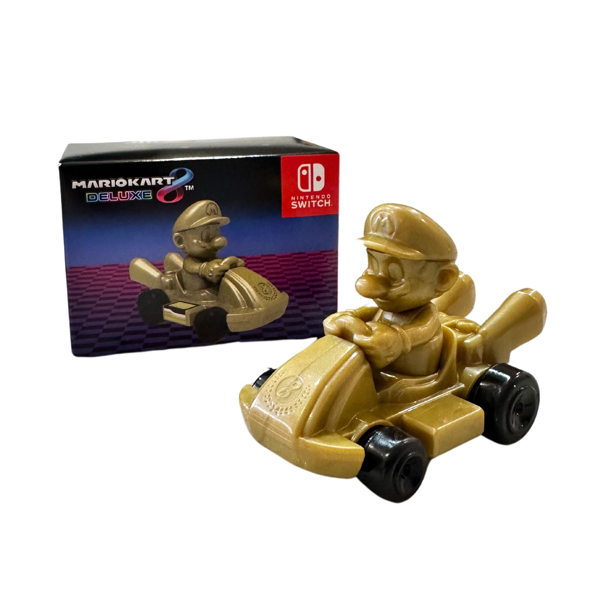 New Mariokart 8 Deluxe McDonald’s Happy Meal Toy #6 Gold Mario Kart special edit