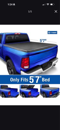 Tyger Auto T3 Tri-Fold Bed cover Fits Ram 1(contact info removed)-2022 Fleetside 5’7”
