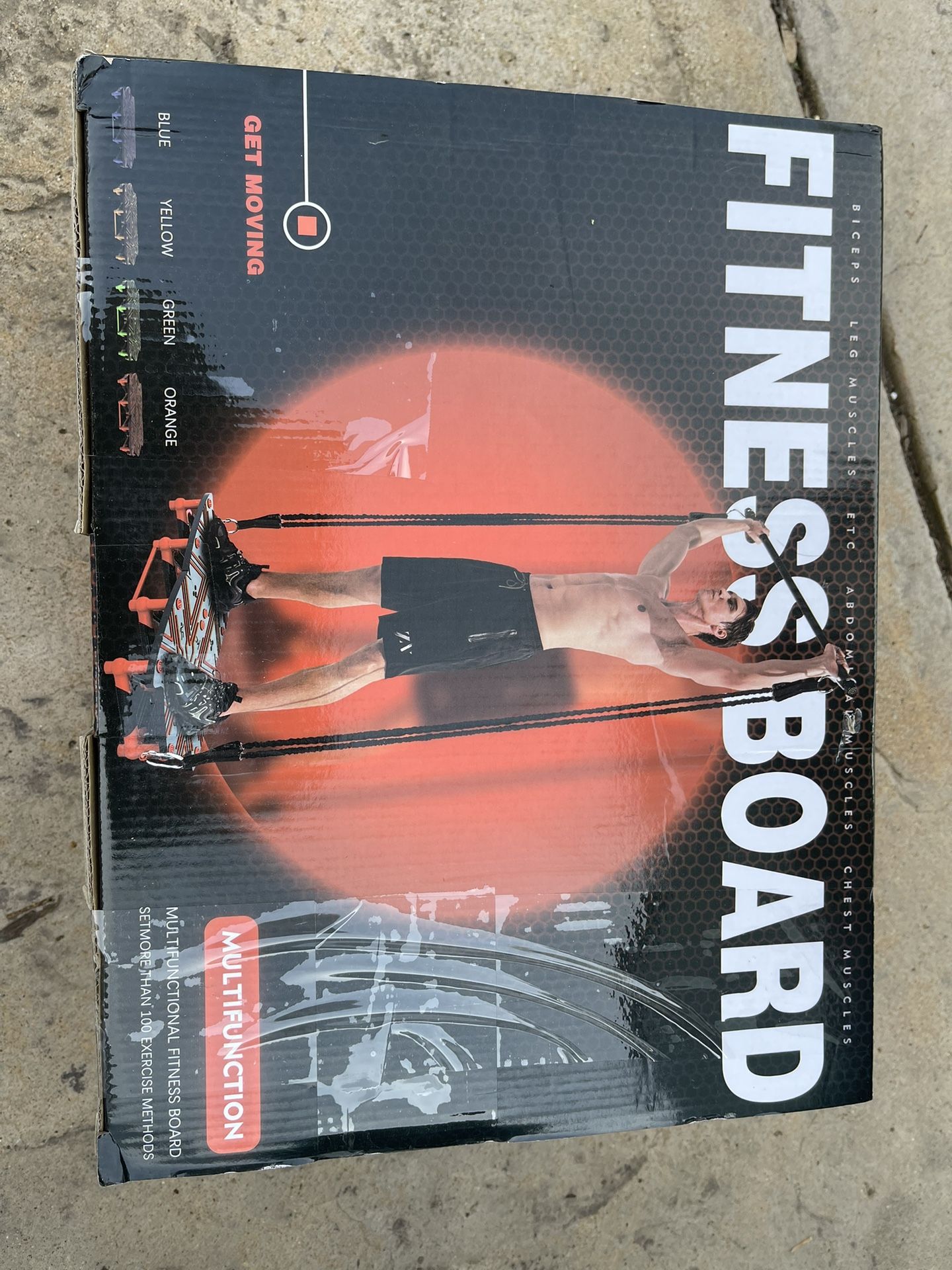 NEW Fitness Board Over 100 Exercises AB Board Push-up